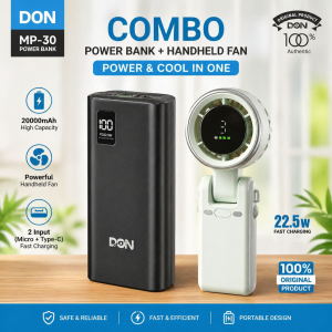 Turbo Fan + DON 20000mAh Powerbank